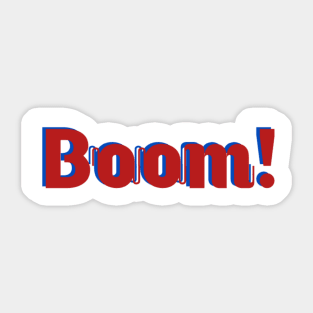 Boom Sticker